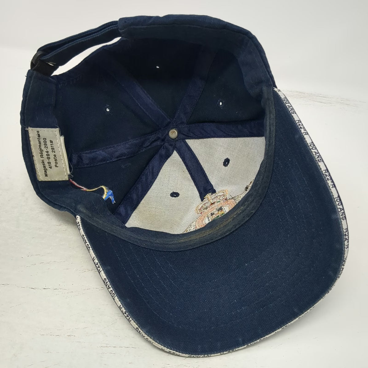 Royal 22e Régiment Baseball Cap Blue One Size Centennial 1914-2014 Beaver Hat