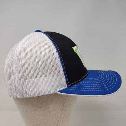 Letter W Fitted Mesh Back Trucker Hat Multi 7 3/8-8 Pacific Headwear