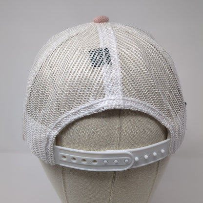 Yellowstone Snapback Trucker Hat Pink OSFA Adjustable Mesh Back Legacy Polyester