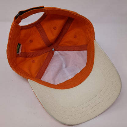 Cabela's '61 Strapback Hat Orange One Size Adjustable Embroidered