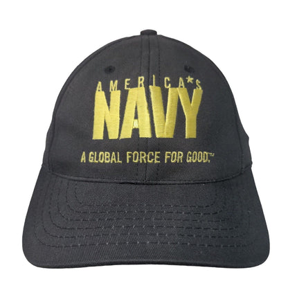 America's Navy A Global Force For Good Strapback Hat Blue One Size