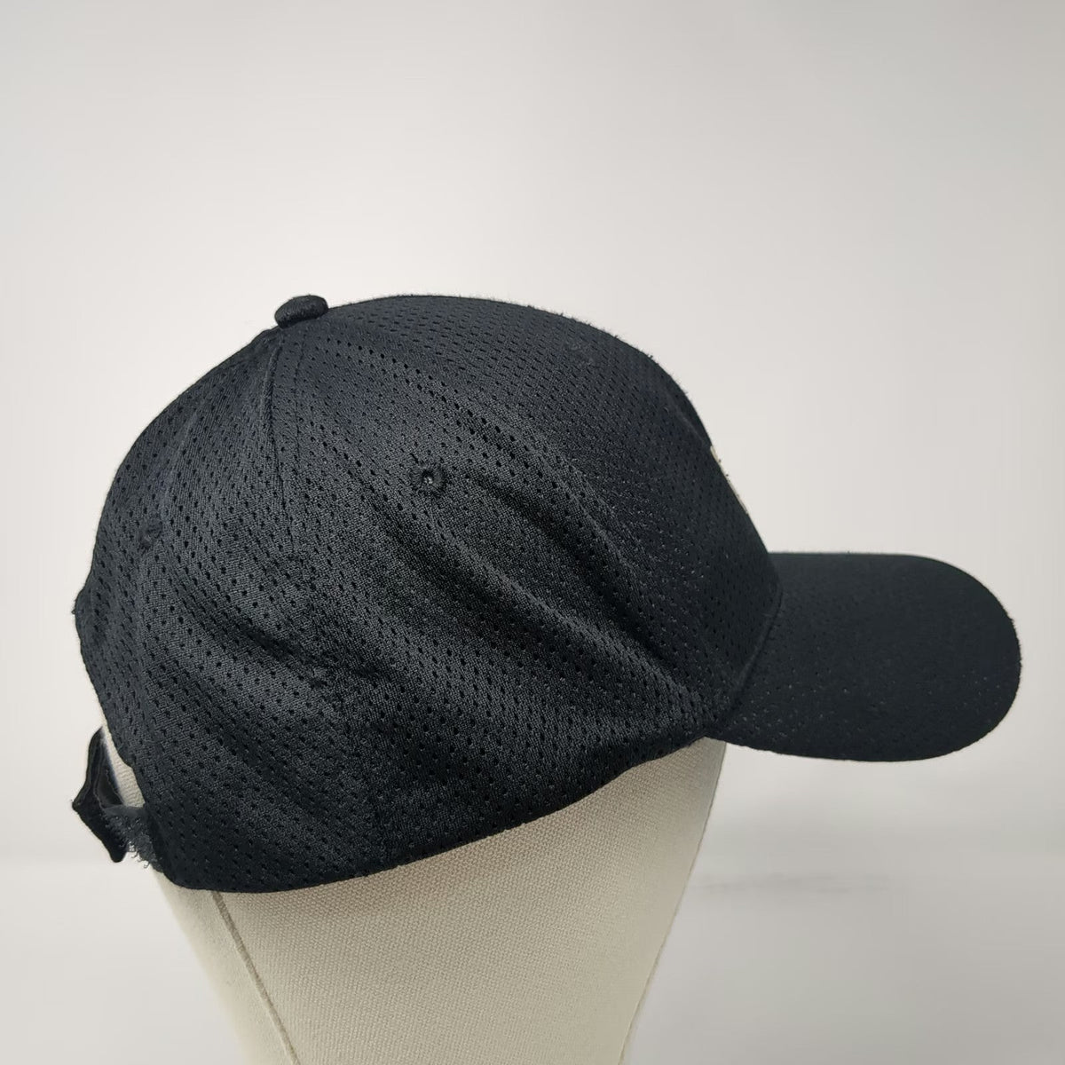 Wawa Baseball Cap Black One Size All Over Mesh Embroidered Logo Strapback Hat