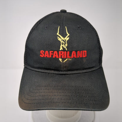 Safariland Strapback Mesh Back Hat Black One Size Embroidered Otto