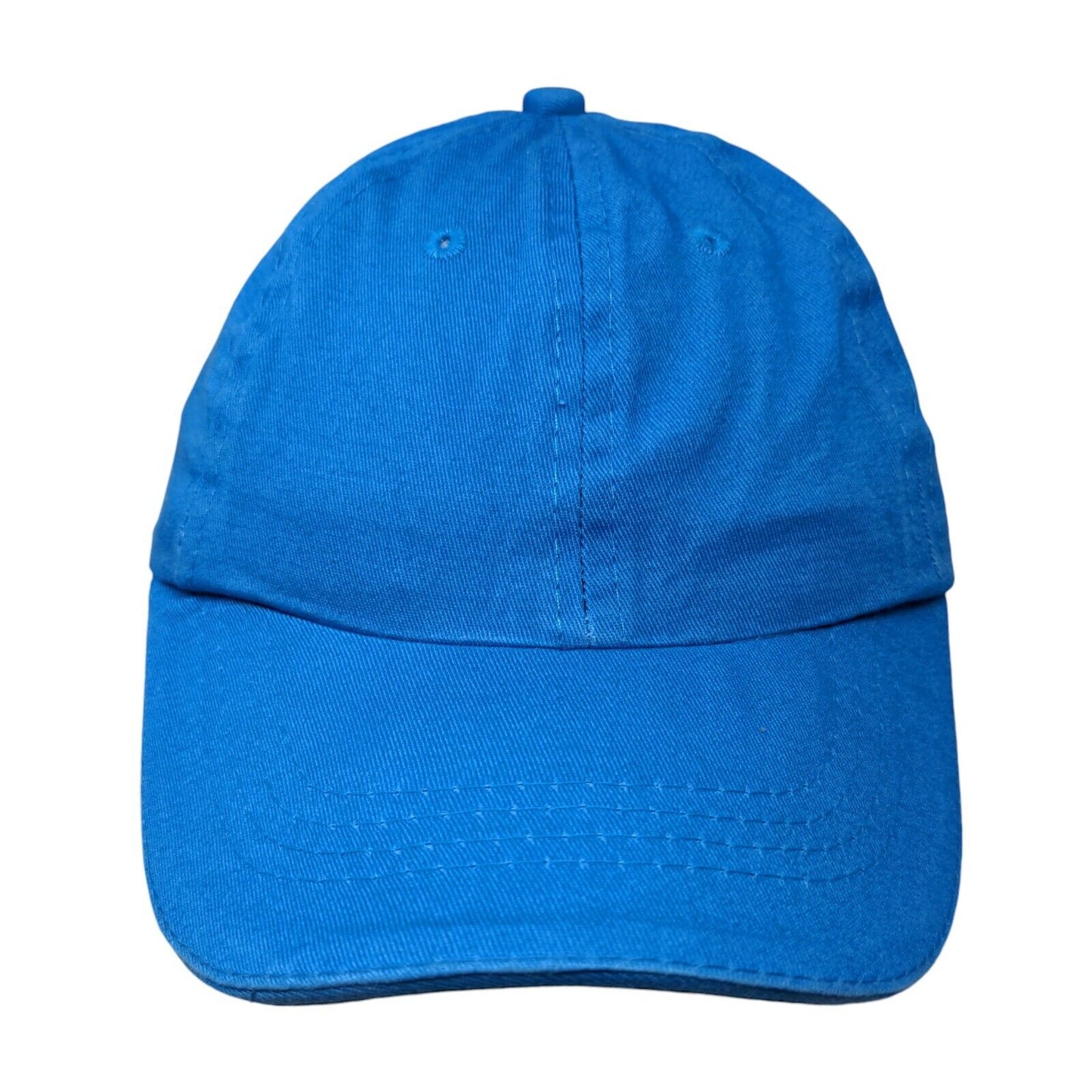 Unbranded Slideback Hat Blue One Size Solid Blank Adjustable 6 Panel