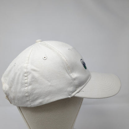 Idaho Western Inc. Strapback Hat White OS Adjustable Embroidered Port & Company
