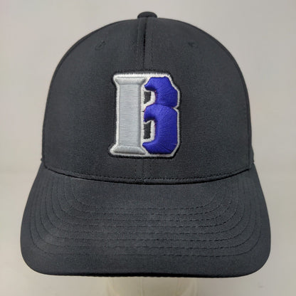 Richardson Men's Fitted Hat Black Size S-M Embroidered B Logo PTS 20