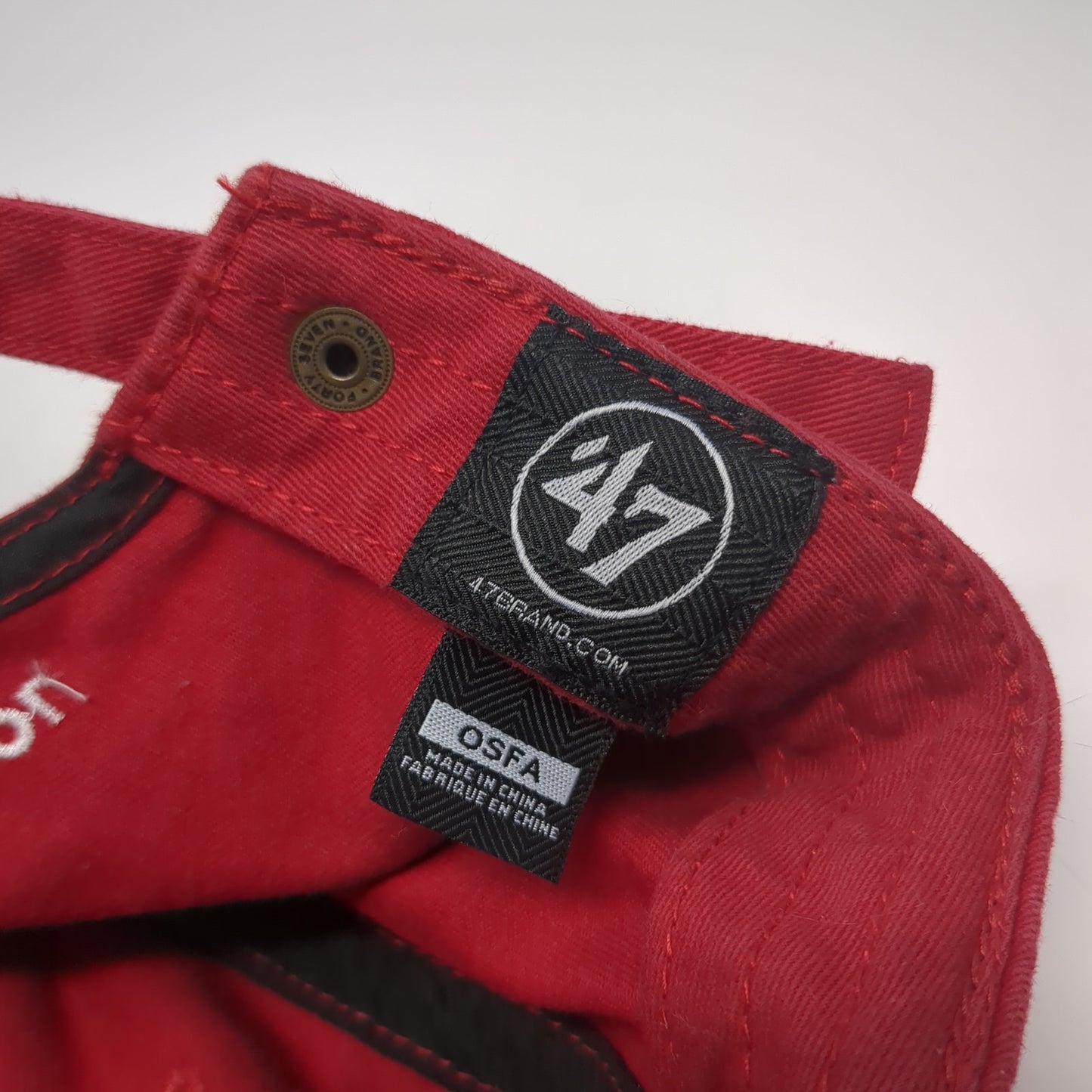 Olin Business School Slideback Hat Red One Size Adjustable Embroidered '47