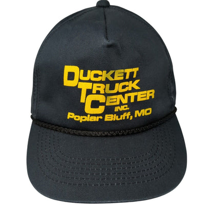 Duckett Truck Center Inc Poplar Bluff MO Snapback Hat Blue OS Adjustable Rope OC