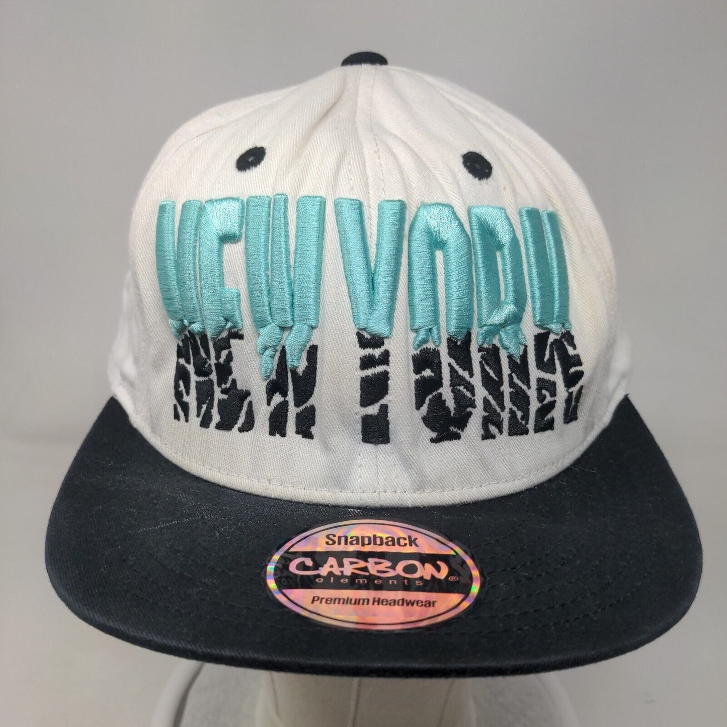New York Snapback Hat Multicolor One Size Adjustable Embroidered Carbon Elements