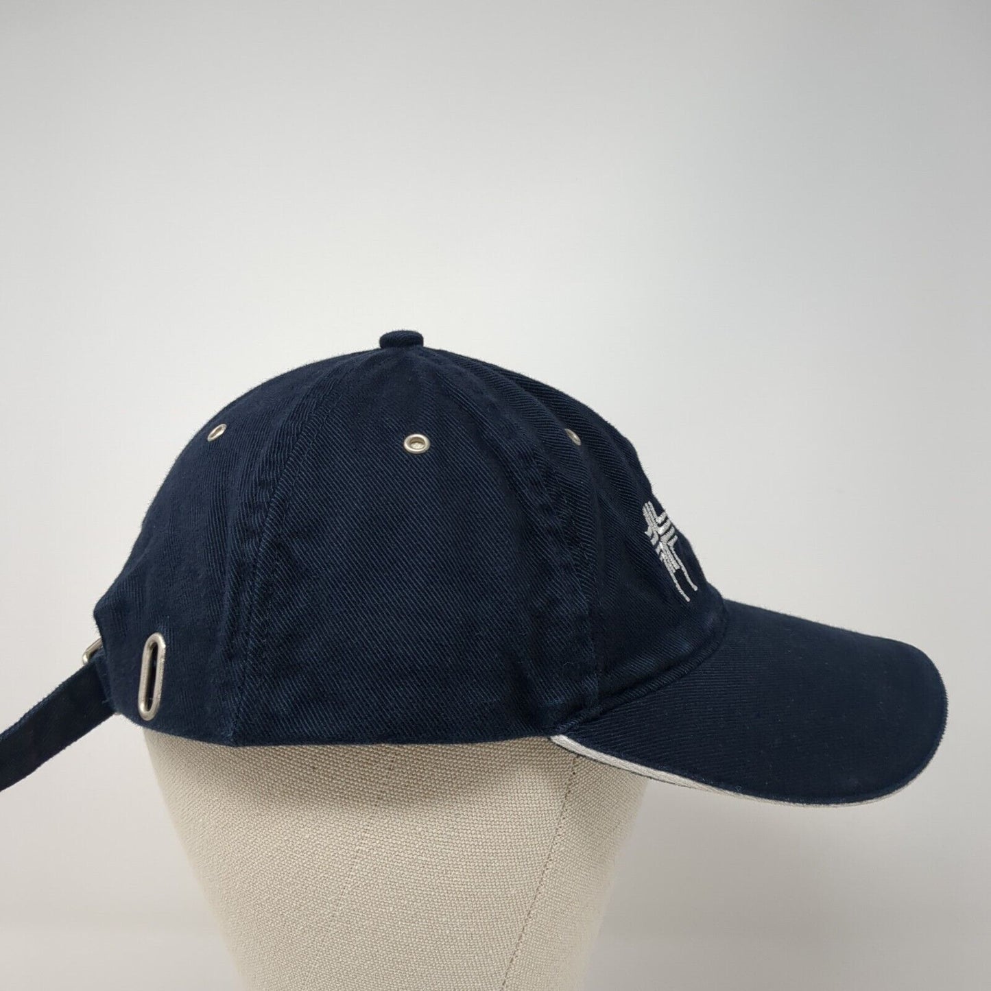 St. Lukes Slideback Hat Blue One Size Adjustable Embroidered 6 Panel Fahrenheit