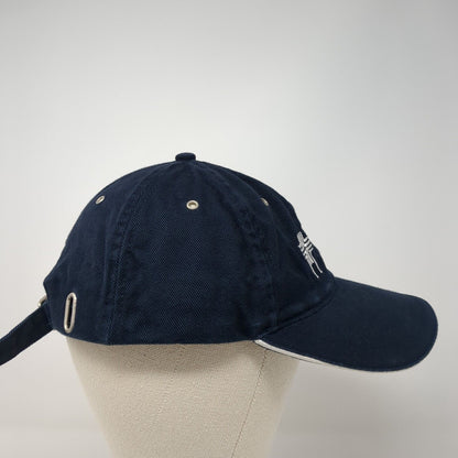 St. Lukes Slideback Hat Blue One Size Adjustable Embroidered 6 Panel Fahrenheit