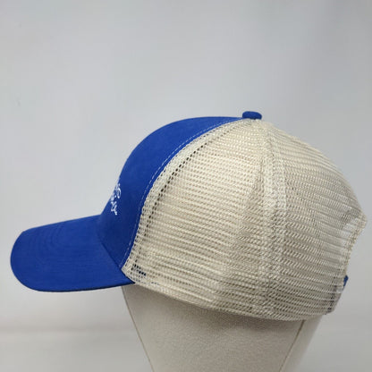 Relic Dudes by Relic Chic Strapback Trucker Hat Blue OSFM Embroidered Hit Wear