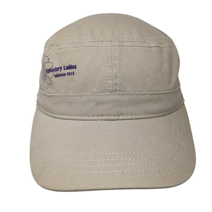 Legendary Ladies Strapback Cadet Army Cap Hat Tan OSFA Adjustable