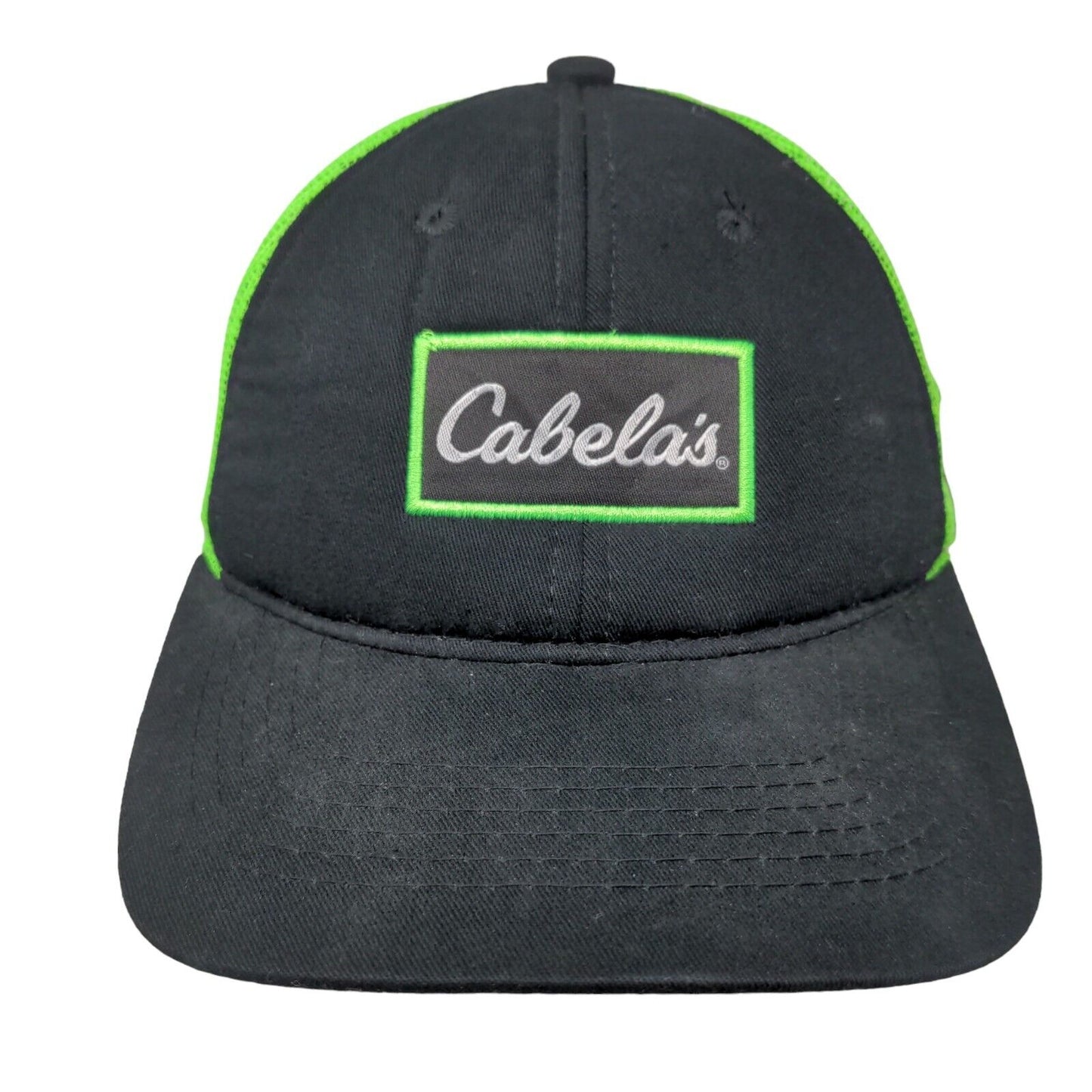 Cabela's Youth Snapback Trucker Hat Multicolor One Size Patriotic Mesh Back