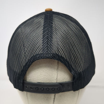 Cap America Equipment Share Trucker Hat Brown One Size Mesh Back Snapback