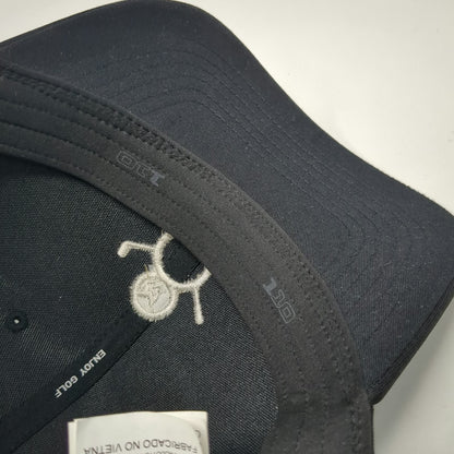 Puma Snapback Black One Size Hat Snowman Embroidery Performance Enjoy Golf Brim
