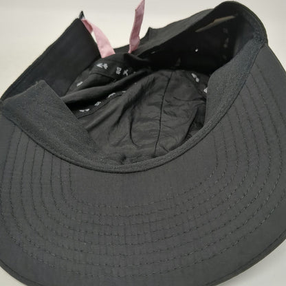 Dutch Bros Black Baseball Cap One Size Nylon Strapback Pink Coffee Logo Hat