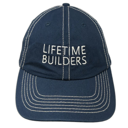 Cap America Baseball Cap Blue One Size Lifetime Builders Contrast Stitching Hat