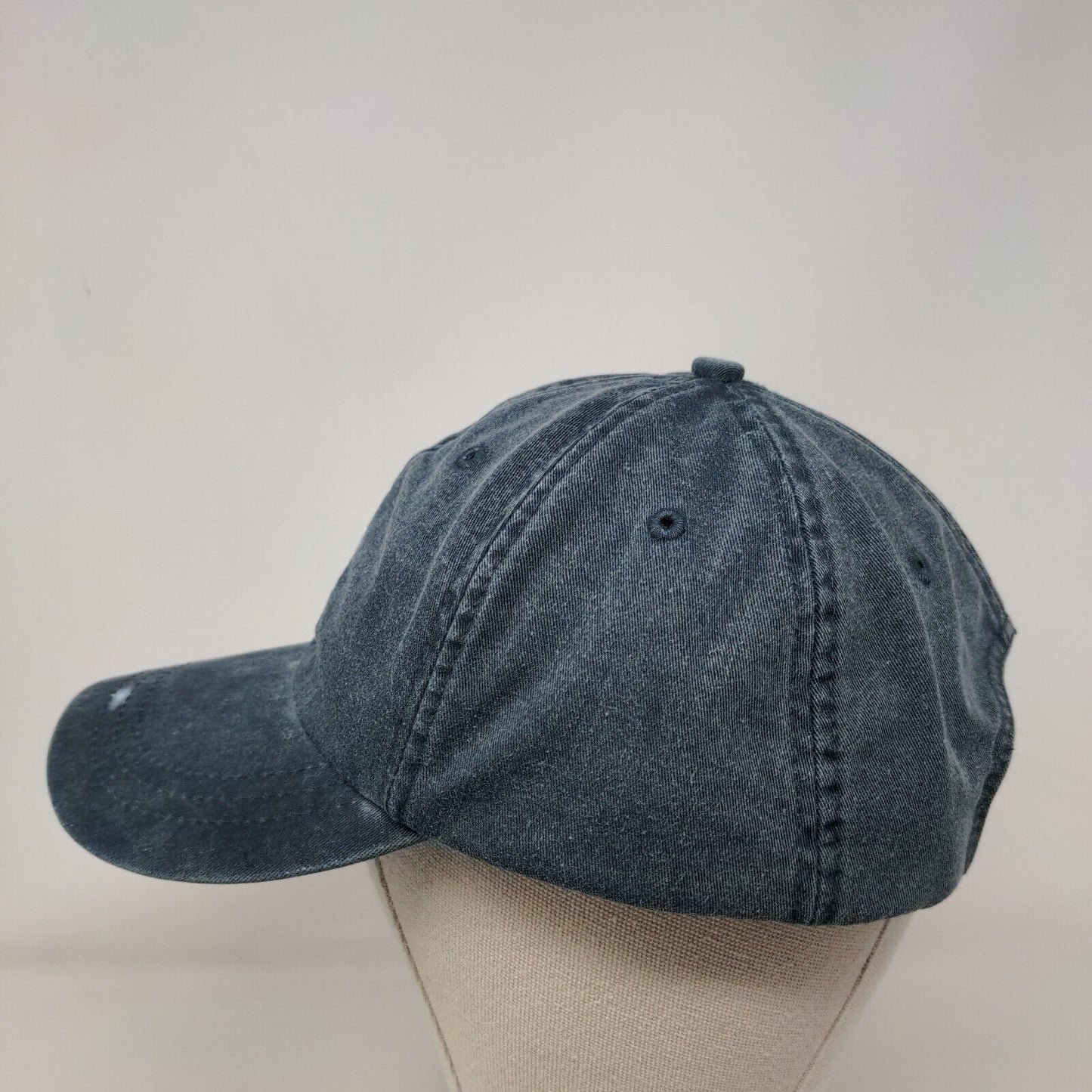 KNR Slideback Hat Blue One Size Adjustable Embroidered 6 Panel Cotton Adams
