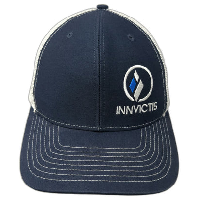 Richardson Trucker Hat Blue White One Size Innvictis Simplot Solutions Snapback