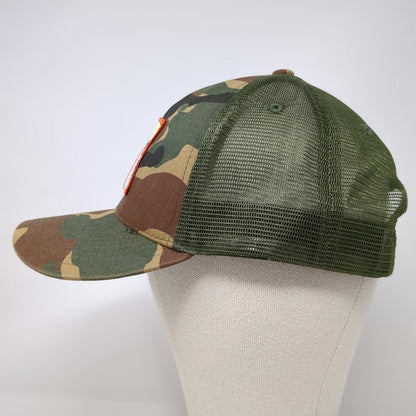 Decky Trucker Hat Green Camo One Size Kip Moore Beer Money Mesh Back Snapback