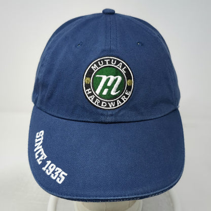 Zagwear Mutual Hardware Since 1935 Blue Baseball Cap One Size Slideback Hat