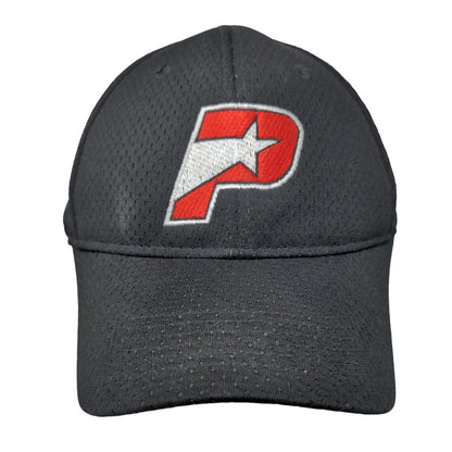 P Star Initial Fitted Hat Black AL/XL Lightweight Embroidered Augusta Sportswear