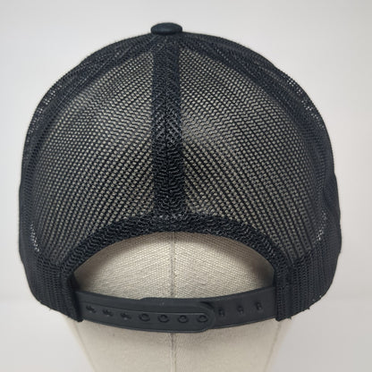 PNW Pacific Northwest Trucker Hat Black OS Adjustable Embroidered Mesh Back