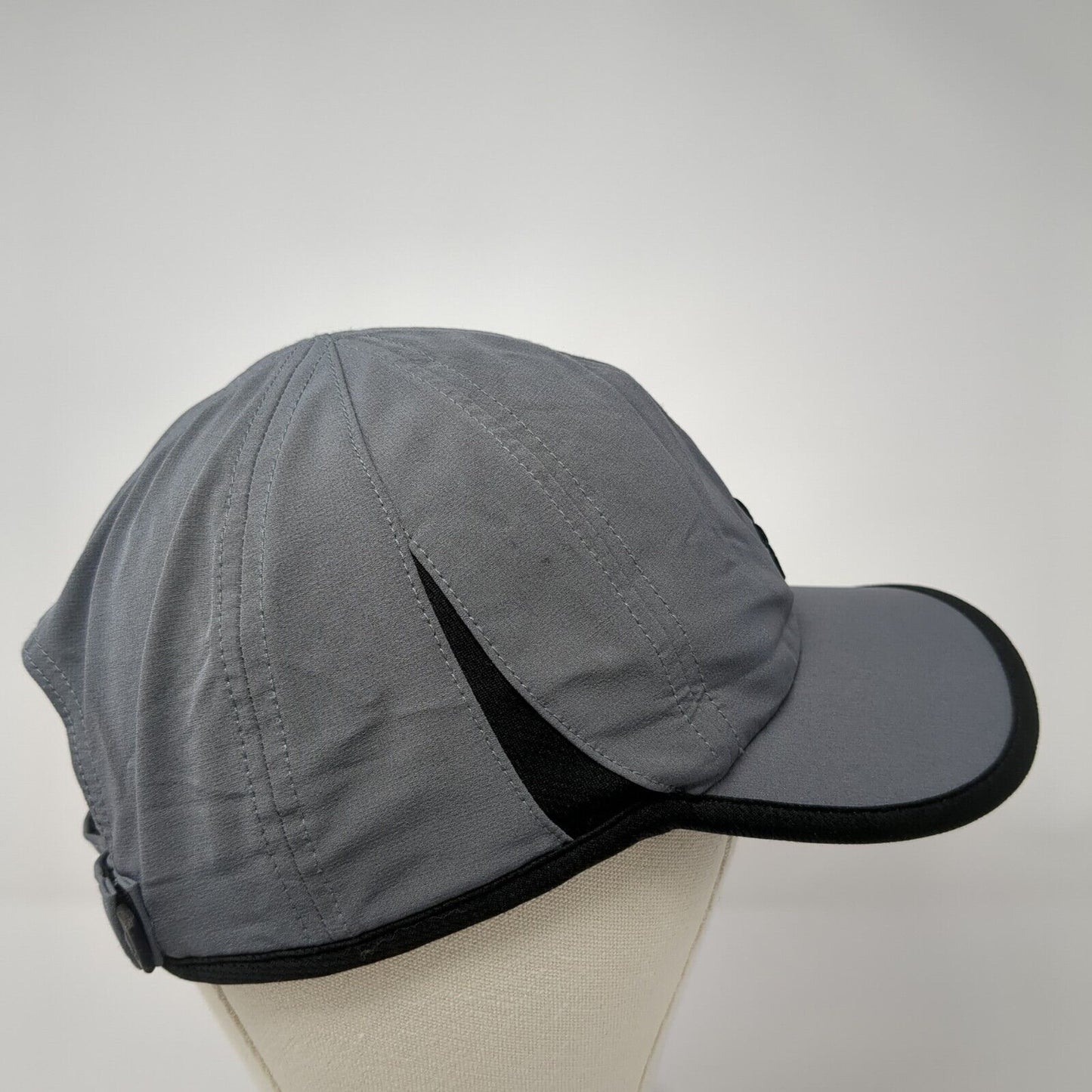 Adidas Climalite Strapback Hat Gray One Size Adjustable Embroidered Breathable