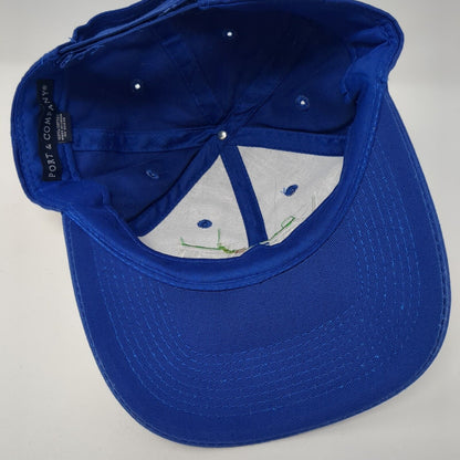 Varsity Facility Services Strapback Hat Blue One Size Port & Company