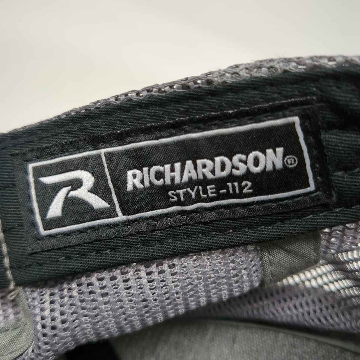 Richardson Trucker Hat Black Gray One Size Snapback Mesh Idaho Milk Products