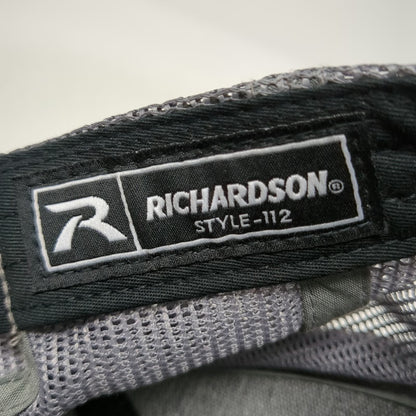 Richardson Trucker Hat Black Gray One Size Snapback Mesh Idaho Milk Products