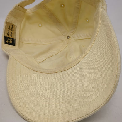 American Dry Goods Crow Creek Golf Hat Yellow One Size Baseball Cap Slideback