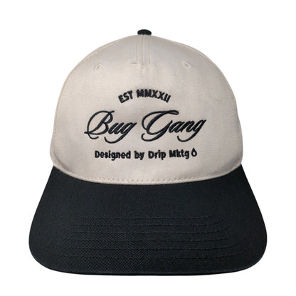Bug Gang Snapback Hat Tan One Size Embroidered Colorblock Otto