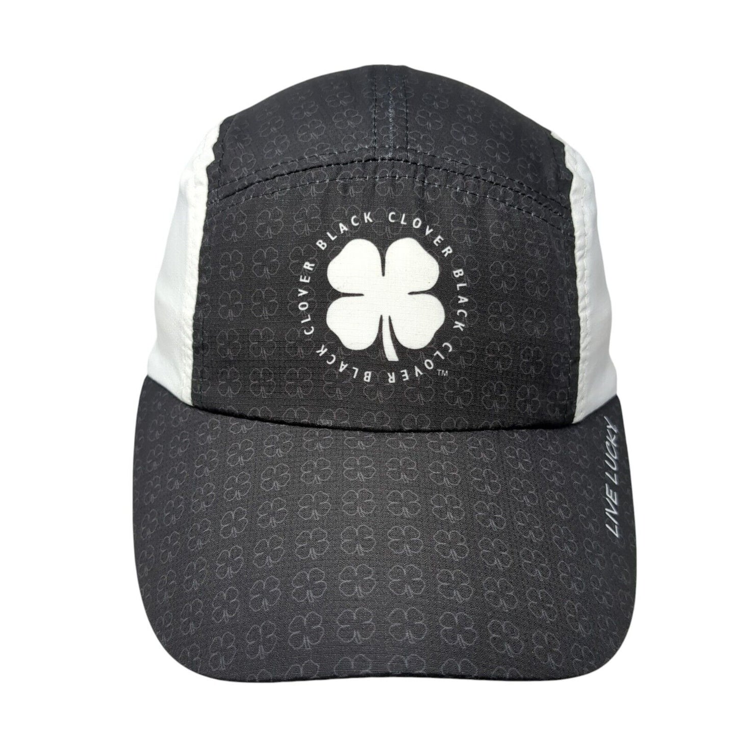 Black Clover Live Lucky Strapback 5 Panel Hat Black One Size Adjustable