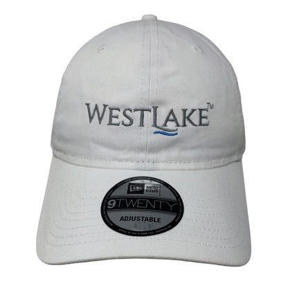 West Lake Slideback Hat White OSFM Embroidered Solid New Era 9Twenty