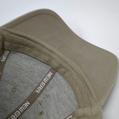 New Era Baseball Cap Beige One Size Adjustable Strapback Blank Plain Hat