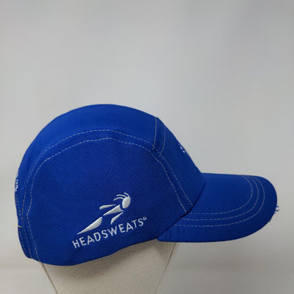 Headsweats Clip Back Hat Blue Embroidered Challenged Athletes Foundation Logo