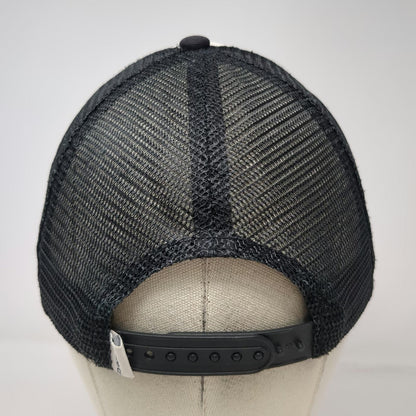 Dakine Trucker Hat Black OSFM Aloha Hibiscus Flower Foam Mesh Snapback Tropical