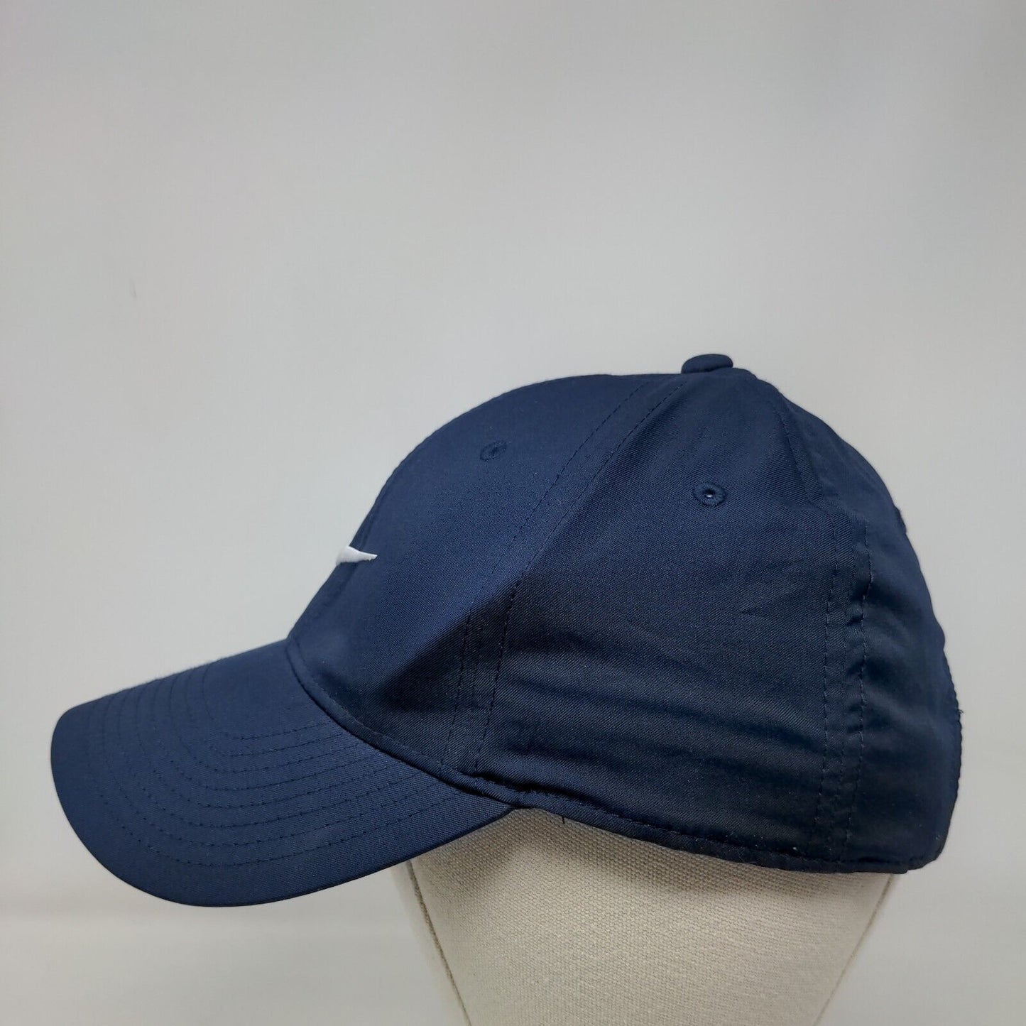 Nike Dri-Fit Slideback Hat Blue OSFM Adjustable Embroidered Legacy91 Polyester