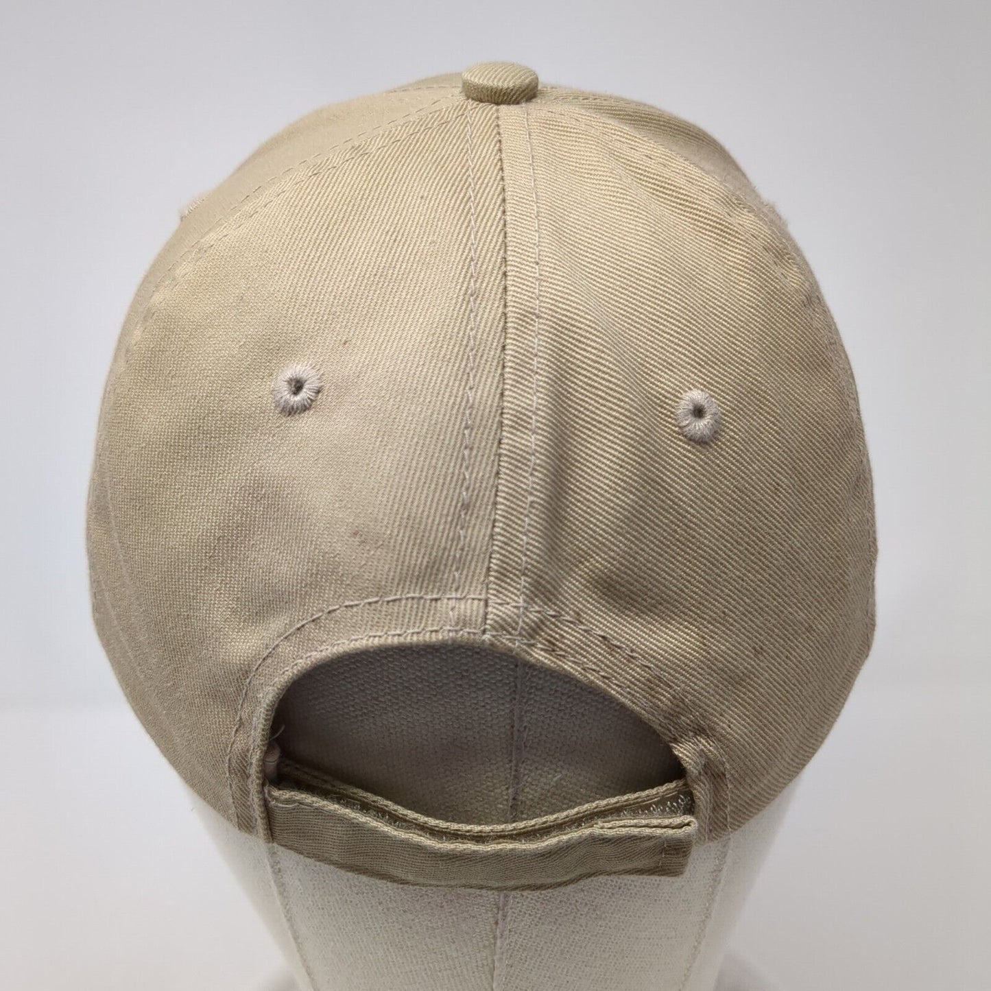 Stihl Strapback Hat Tan One Size Adjustable Colorblock Embroidered