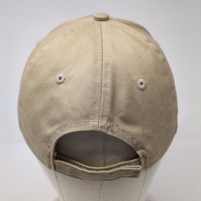 Stihl Strapback Hat Tan One Size Adjustable Colorblock Embroidered