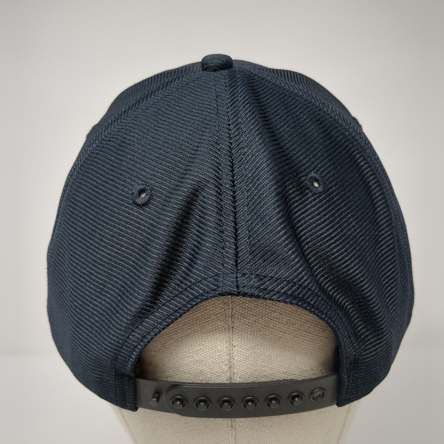 U.S. Navy Veteran Snapback Hat Blue One Size Adjustable Embroidered Eagle Crest
