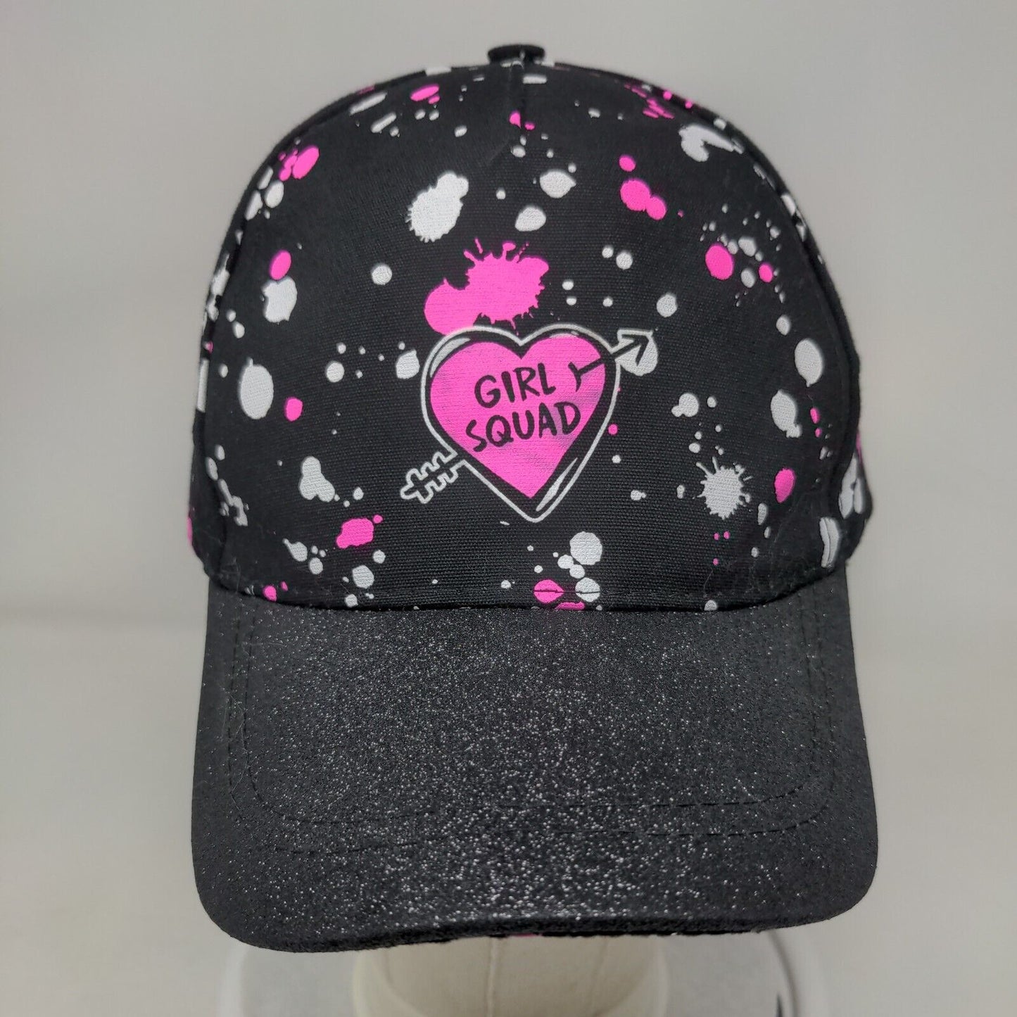 Girl Squad Strapback Hat Multicolor OS Adjustable Splatter Paint Live Justice
