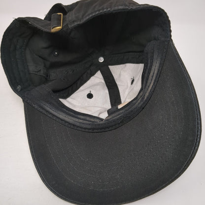 Unbranded Slideback Baseball Cap Black One Size Adjustable Lightweight Blank