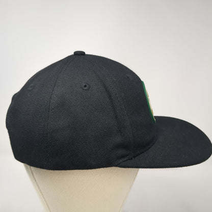 Fords Gin Snapback Black One Size London Dry Gin PVC Patch Logo Elephant hat