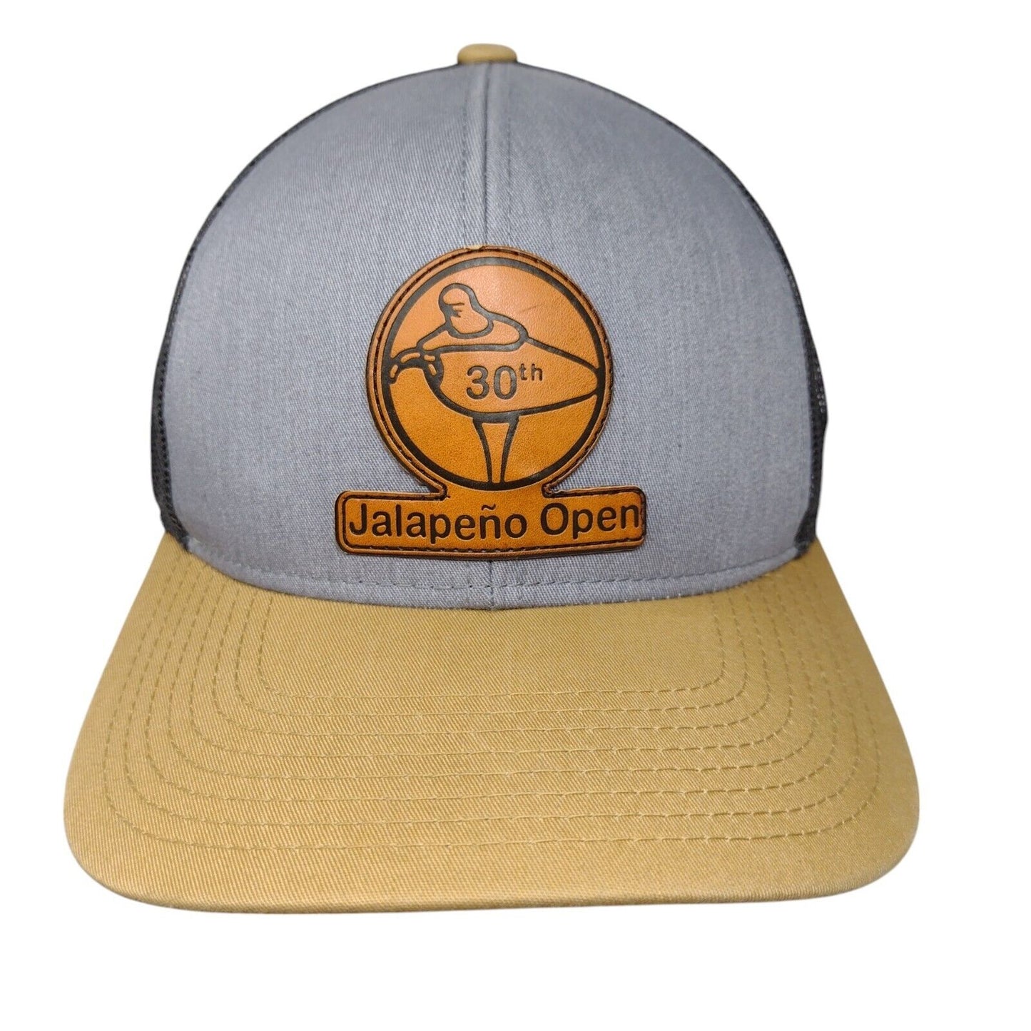 30th Jalapeño Open Snapback Trucker Hat Multicolor One Size Mesh Back