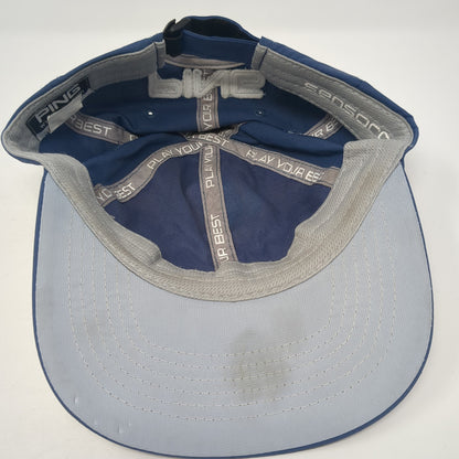 Ping Strapback Hat Blue One Size Adjustable SensorCool Play Your Best