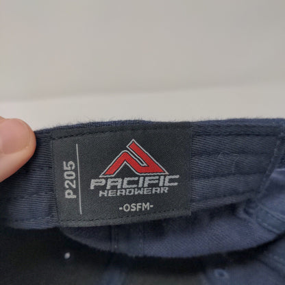 Redband Fabrication Strapback Hat Blue OSFM Embroidered Pacific Headwear