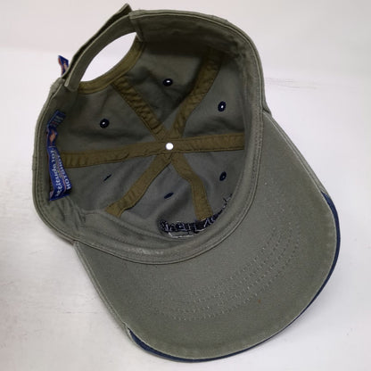 Hotshot Hilton Head SC Baseball Cap Green Blue One Size Strapback Cotton Hat
